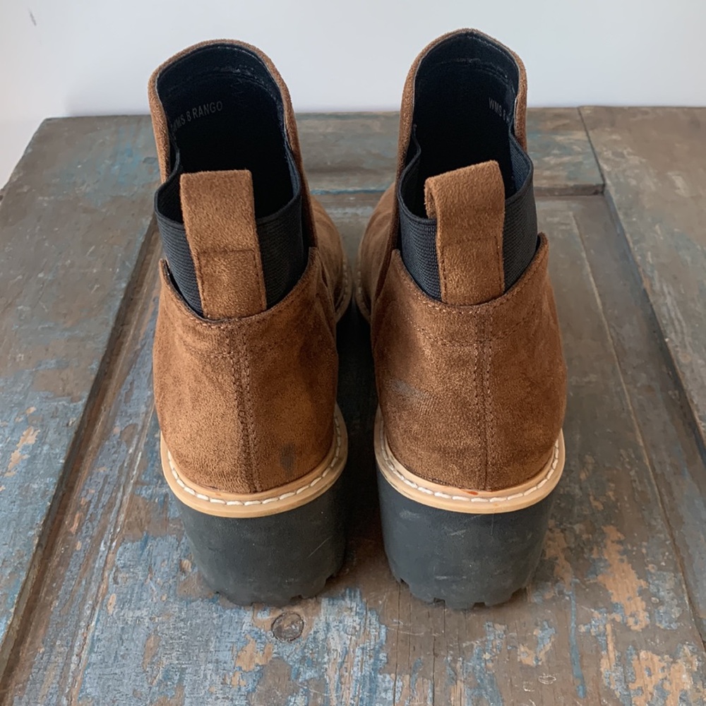 Womens Dolce Vita Brown Suede Boots - Picture 3 of 7